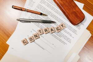 contract signing pen documents